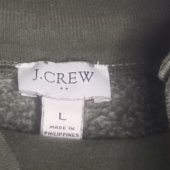 J. Crew green long sleeve thick sweater with button neckline women size … - Picture 5 of 5